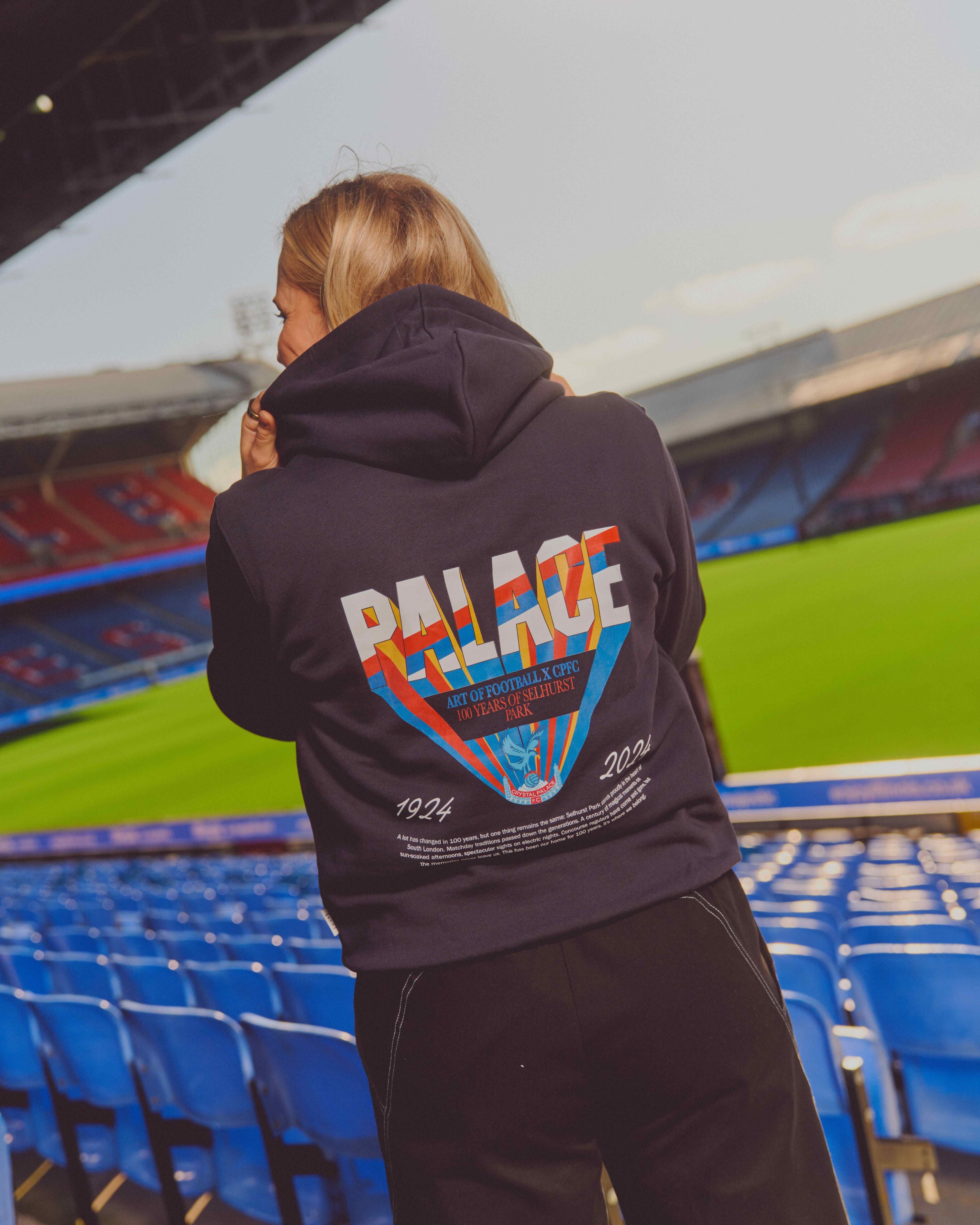 ART OF Football Crystal Palace Selhurst Park Anniversary Hoodie | AOF