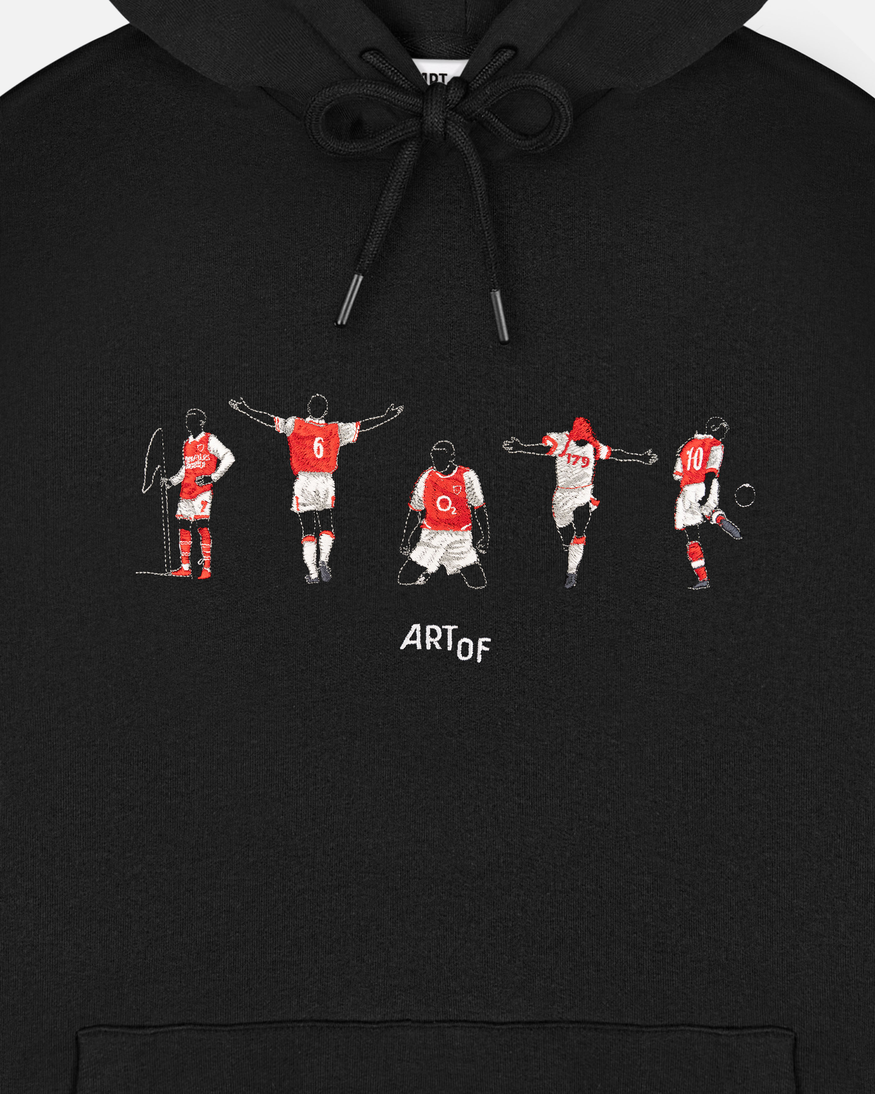 ART OF AFC Embroidered Icons Black Hoodie | Shop Football
