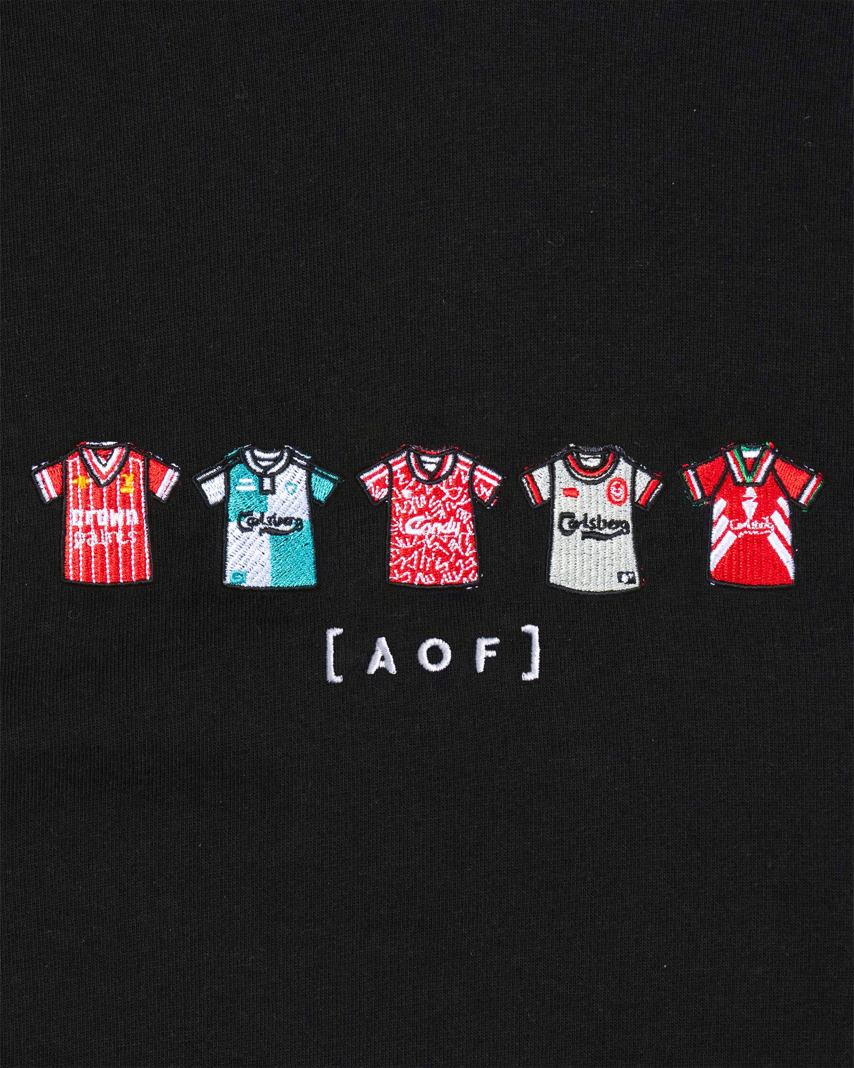 AOF LFC Embroidered Classics | Black Hoodie | Art of Football