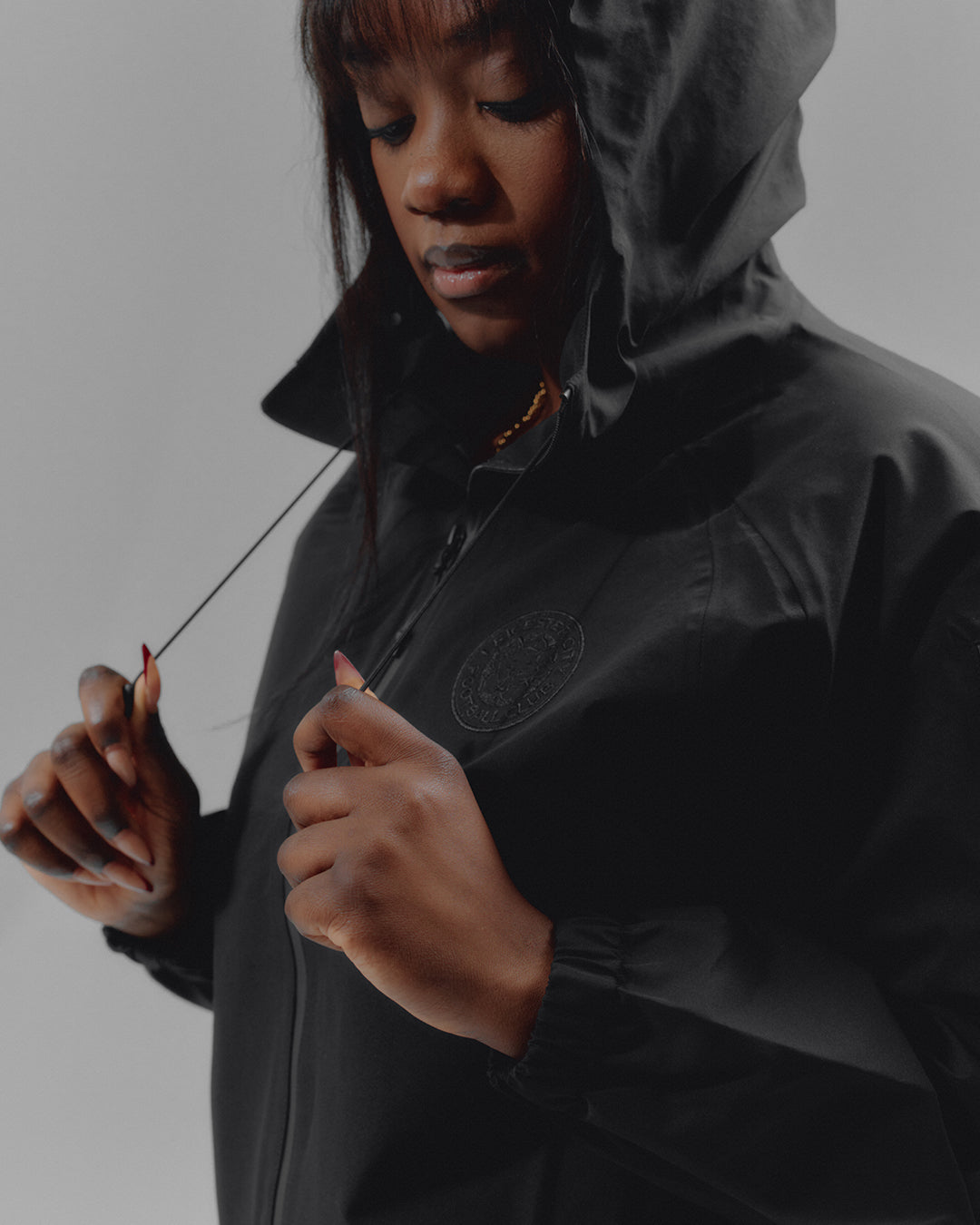 AOF Leicester City Shell Jacket | Black Coat | Art of Football