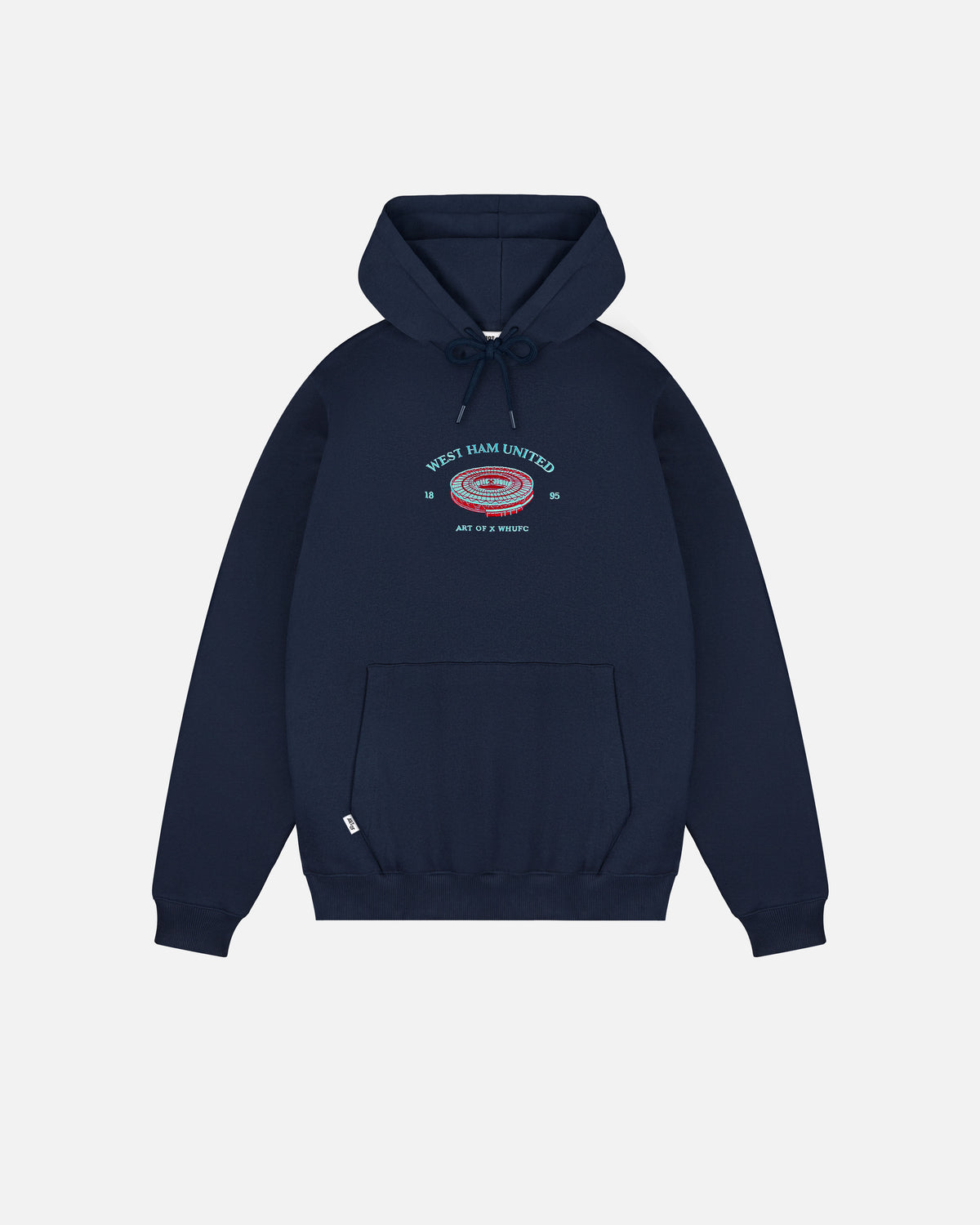 ART OF x West Ham Stadium Hoodie | Navy Embroidered Football Sweat