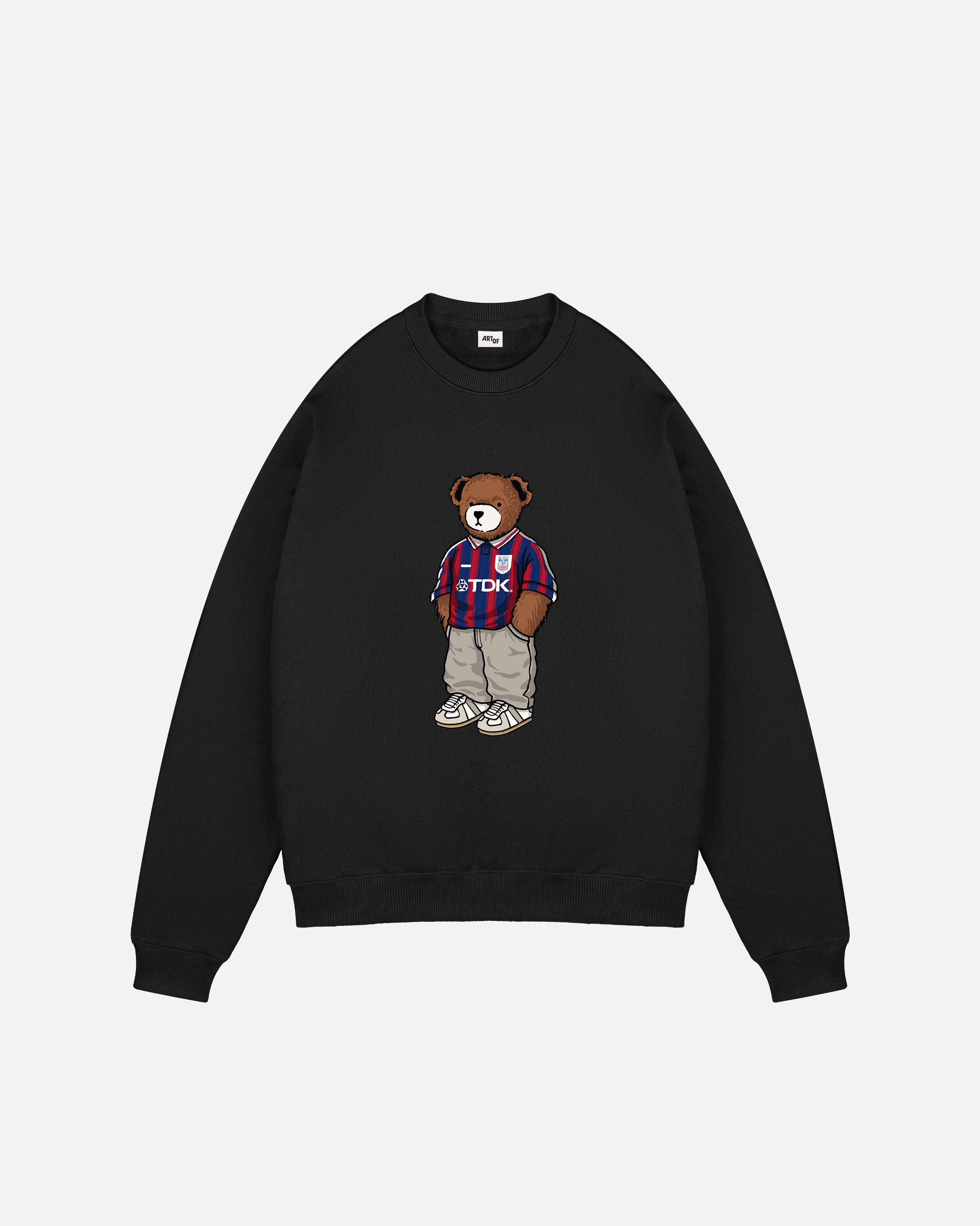ART OF Crystal Palace Home Pickles Sweat | Black Graphic Football Top