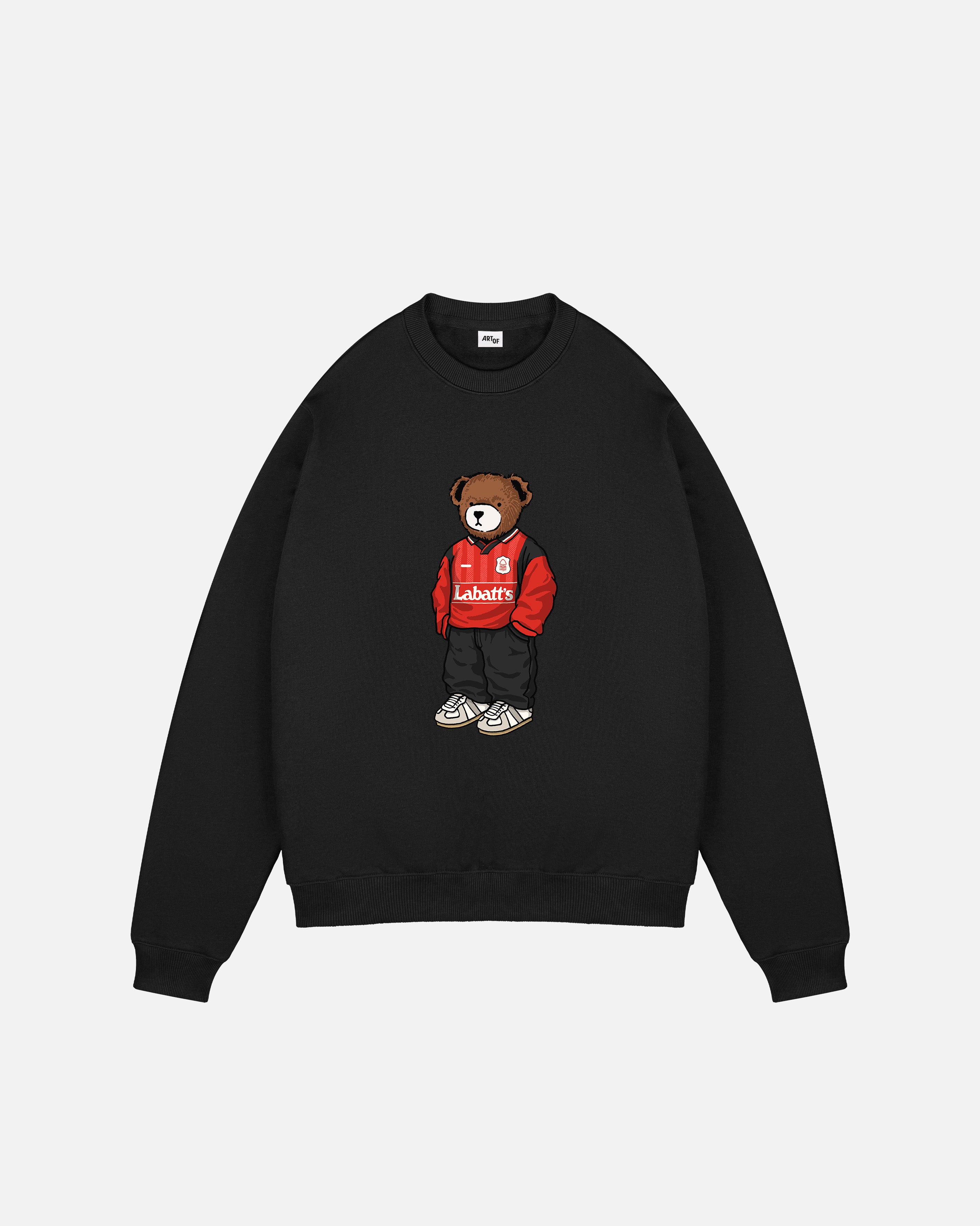 ART OF Forest Home Pickles Sweat | NFFC Black Graphic Football Top