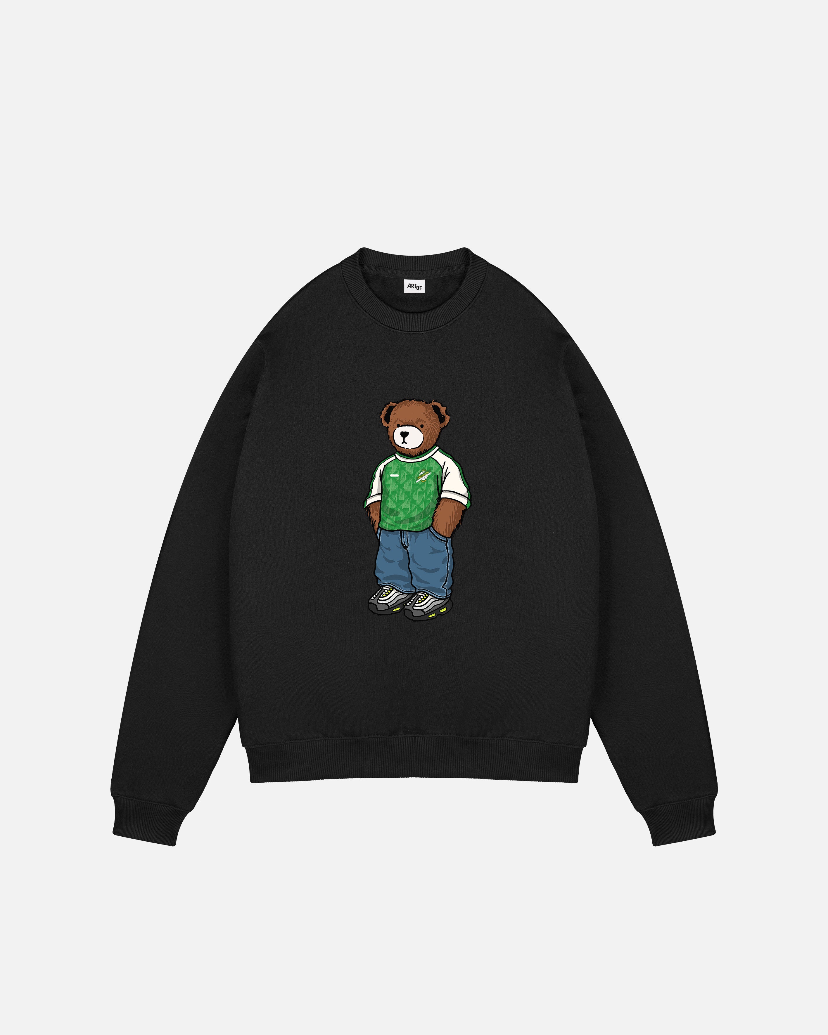 ART OF Hibernian Home Pickles Sweat | HFC Black Graphic Football Top