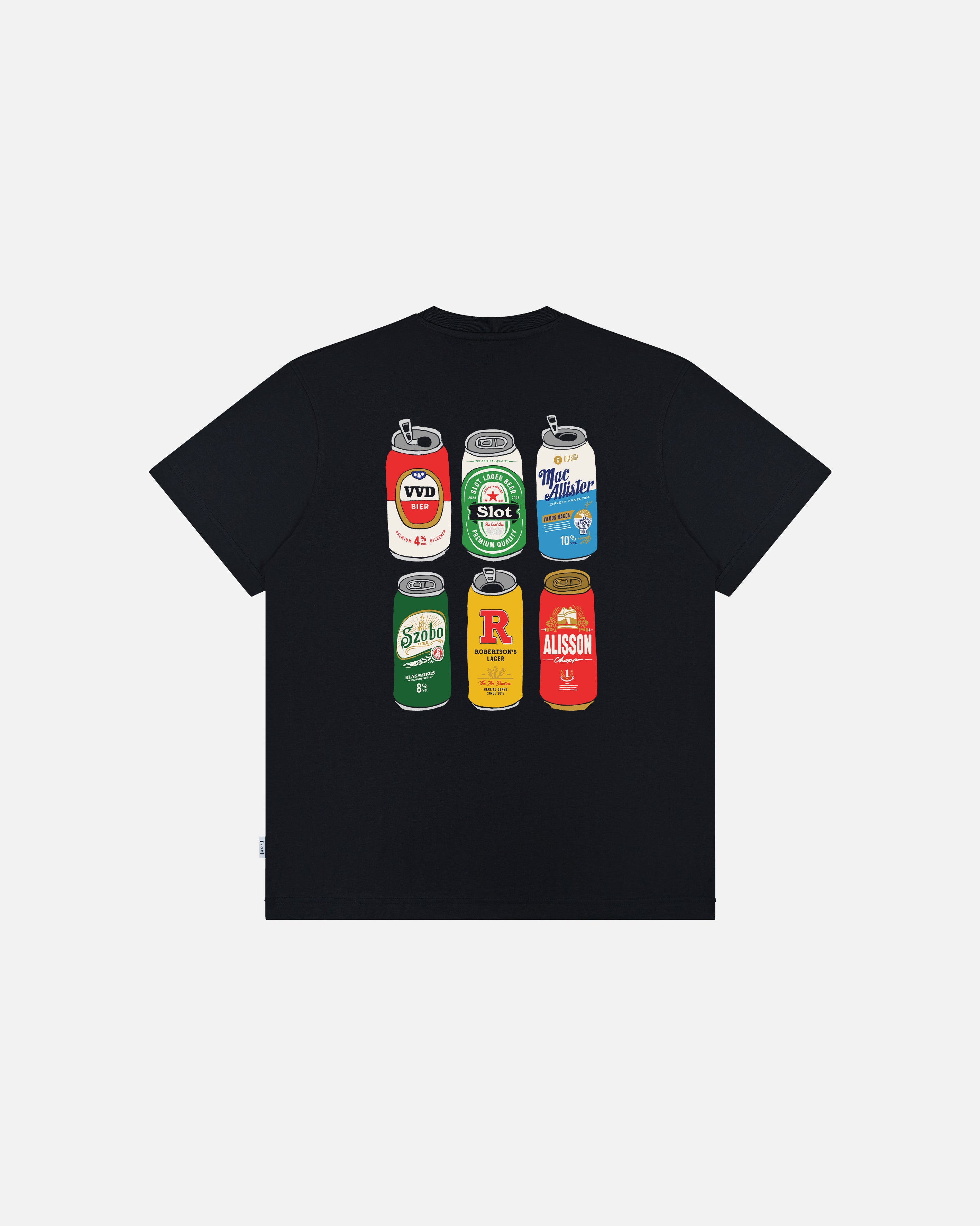 ART OF Football LFC Champions Cans Tee | AOF Black Graphic T-shirt