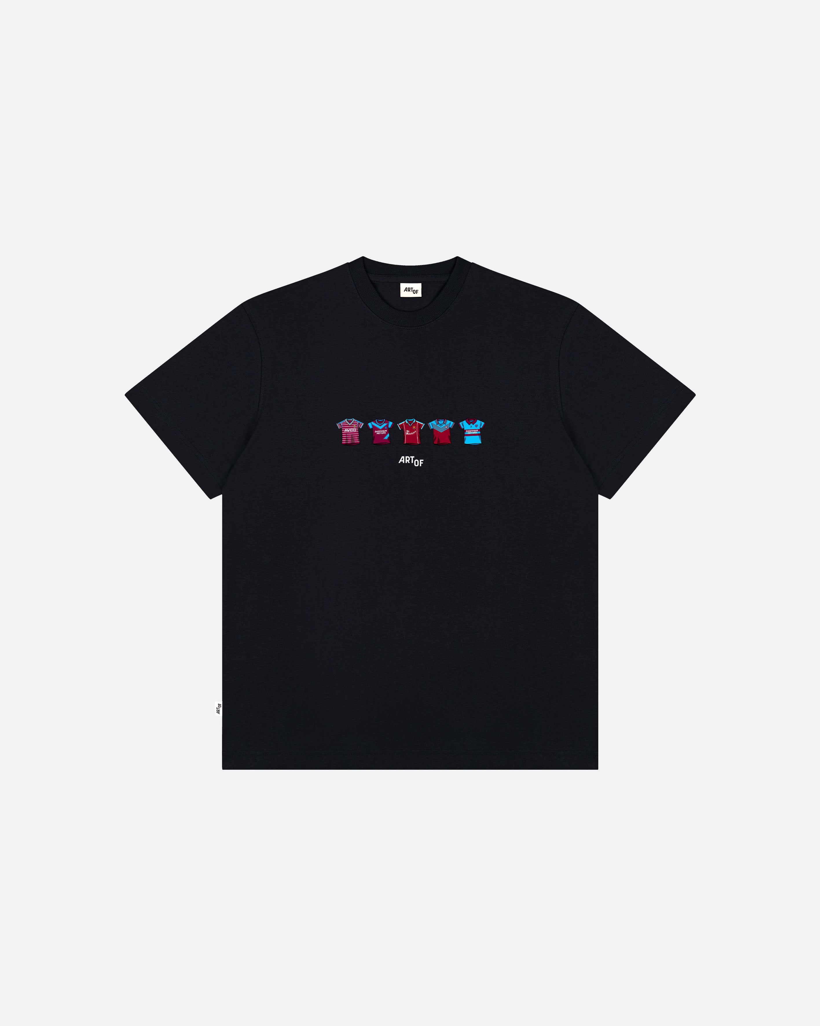 ART OF x West Ham Printed Classics Tee | Black Football T-shirt