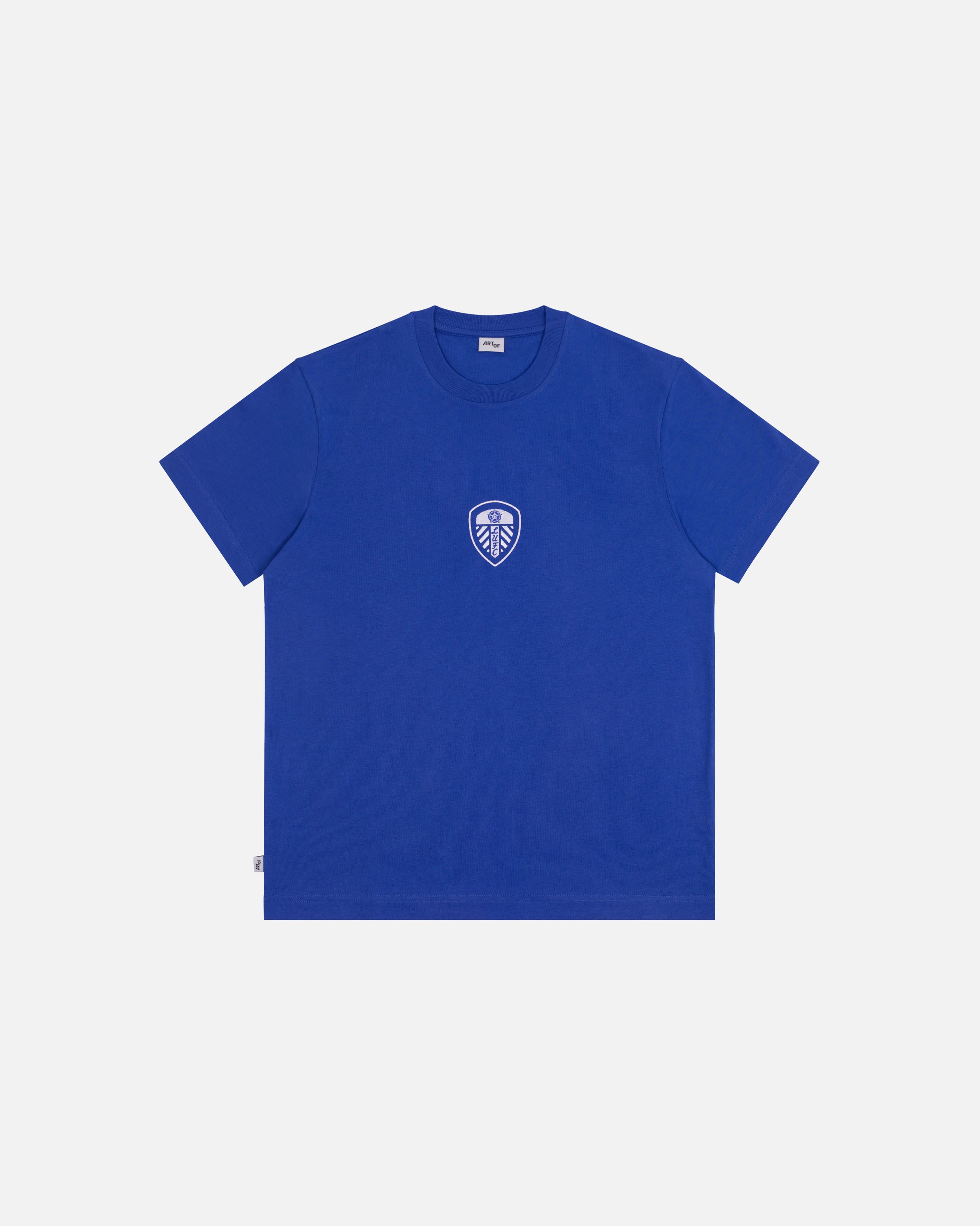 ART OF x Leeds United Embroidered Blue Tee | Football T-shirt