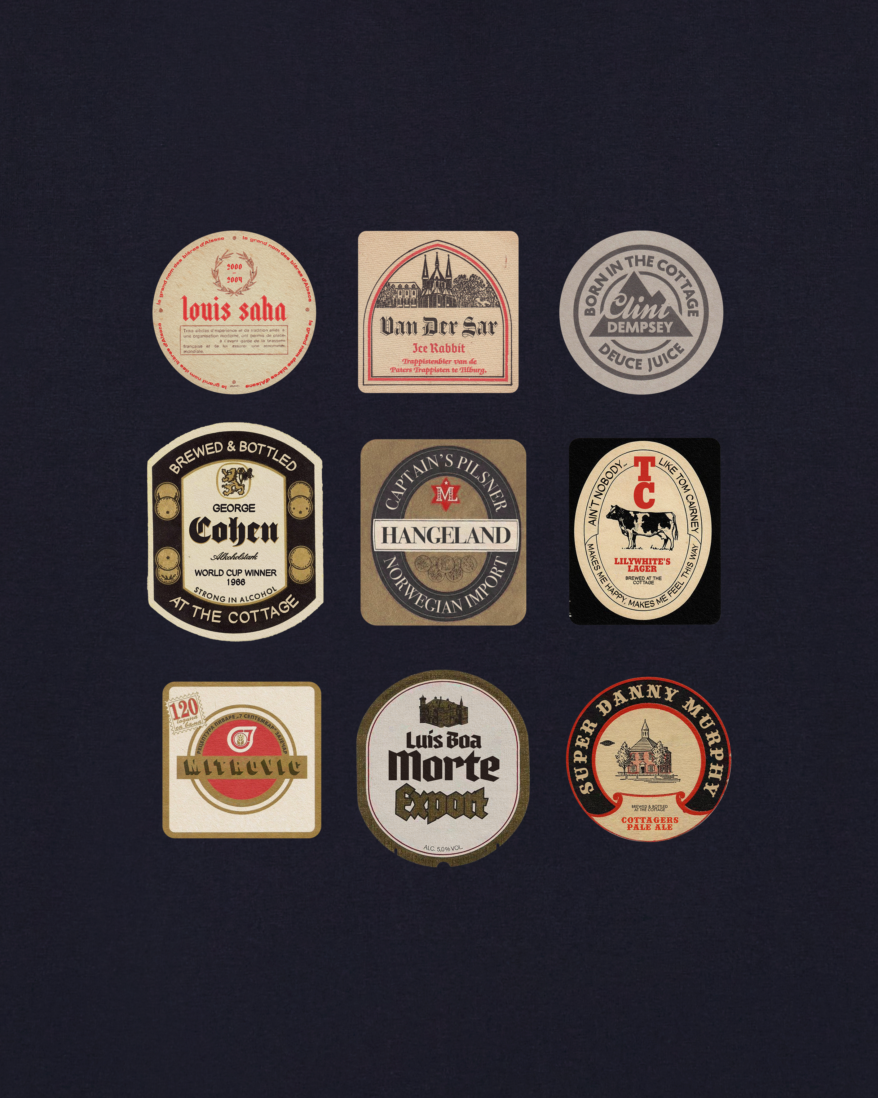 ART OF Football x Fulham Brewed At The Cottage Tee | AOF FFC T-shirt