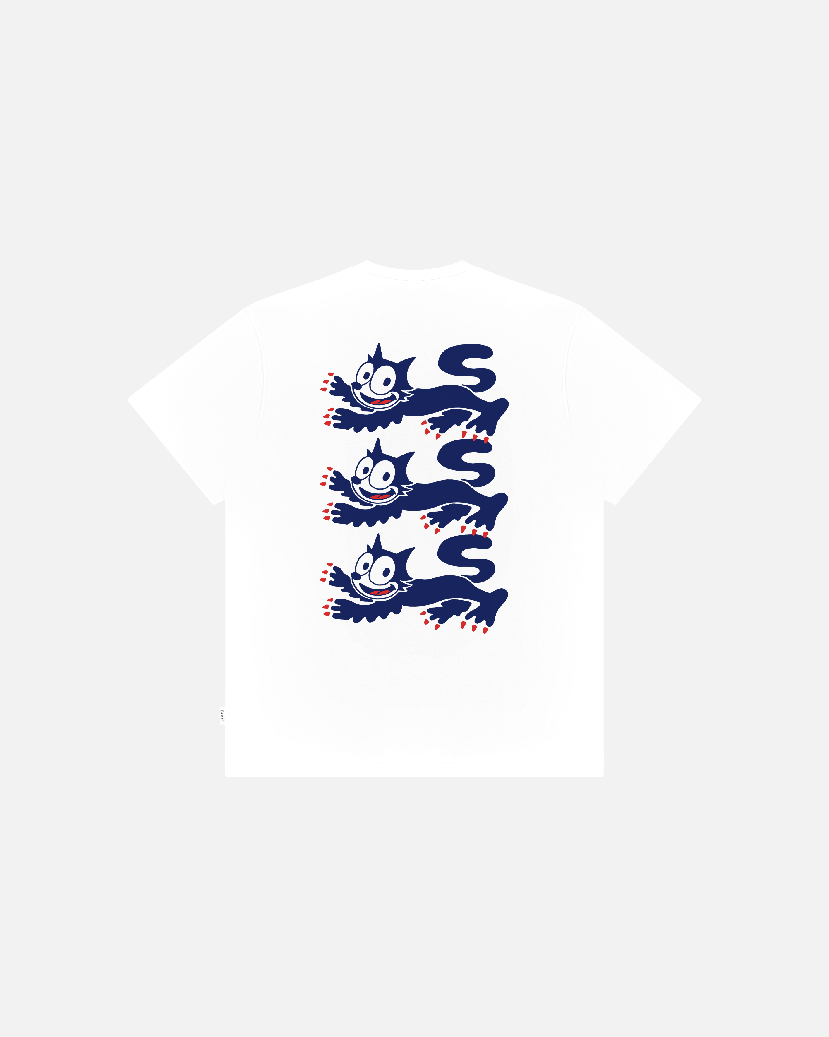 ART OF Football Three Big Cats Tee | AOF White Graphic T-shirt