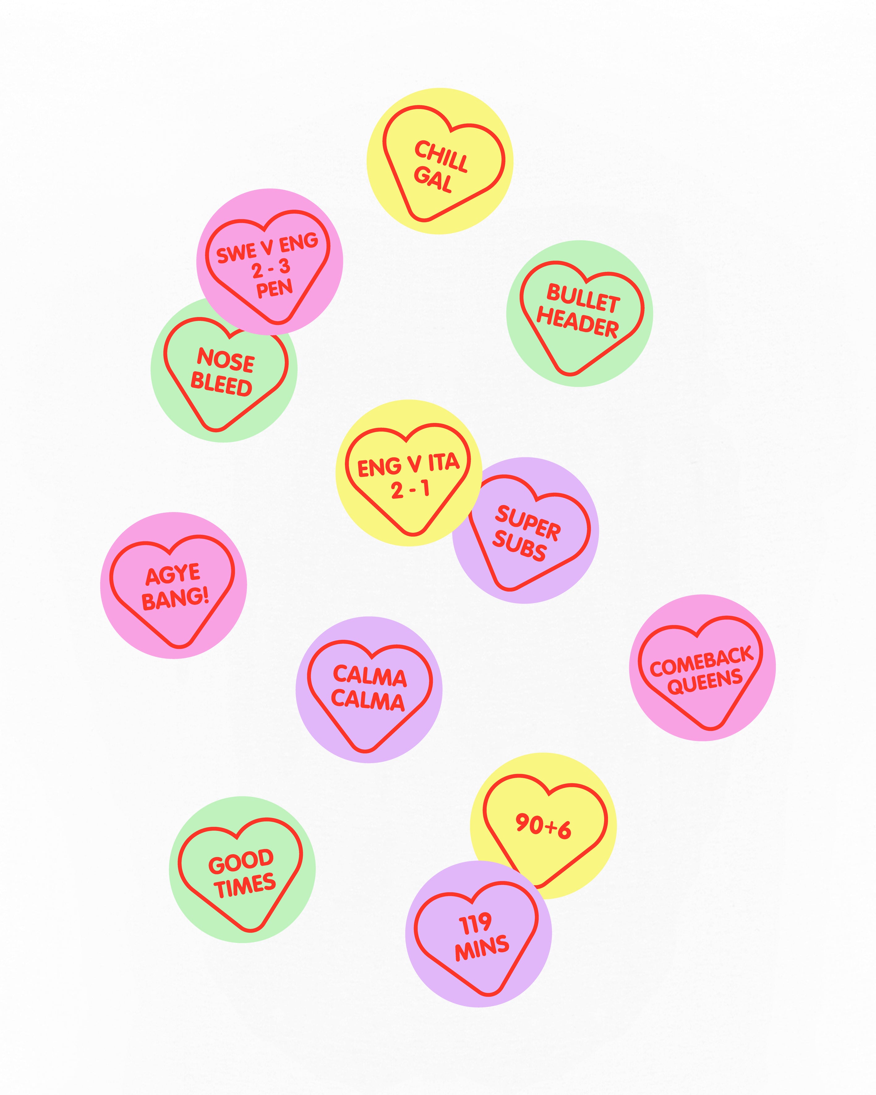 AOF Sabrina's Heartbreakers Tee | White T-shirt | Art of Football