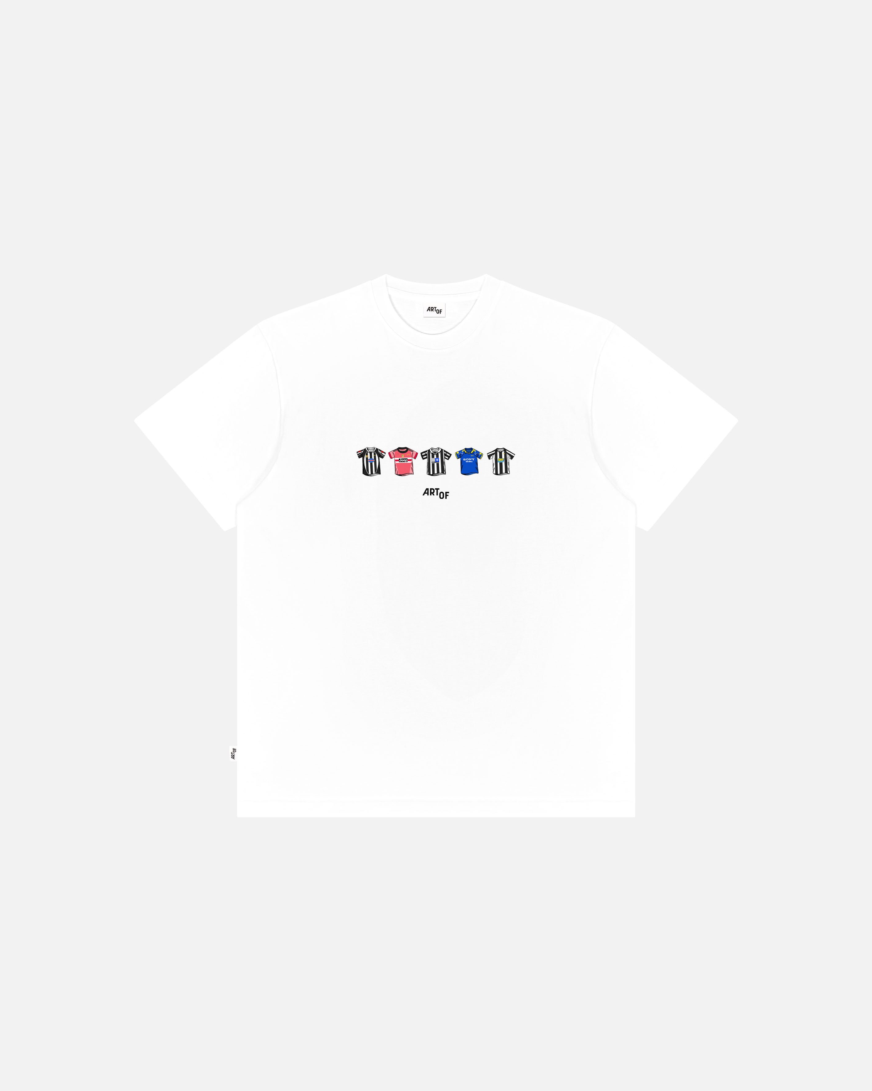 ART OF x Juve Printed Classics Tee | White Graphic Football T-shirt