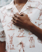 AOF x Lioness | Button Down Shirt | Printed | Shop | Art of Football