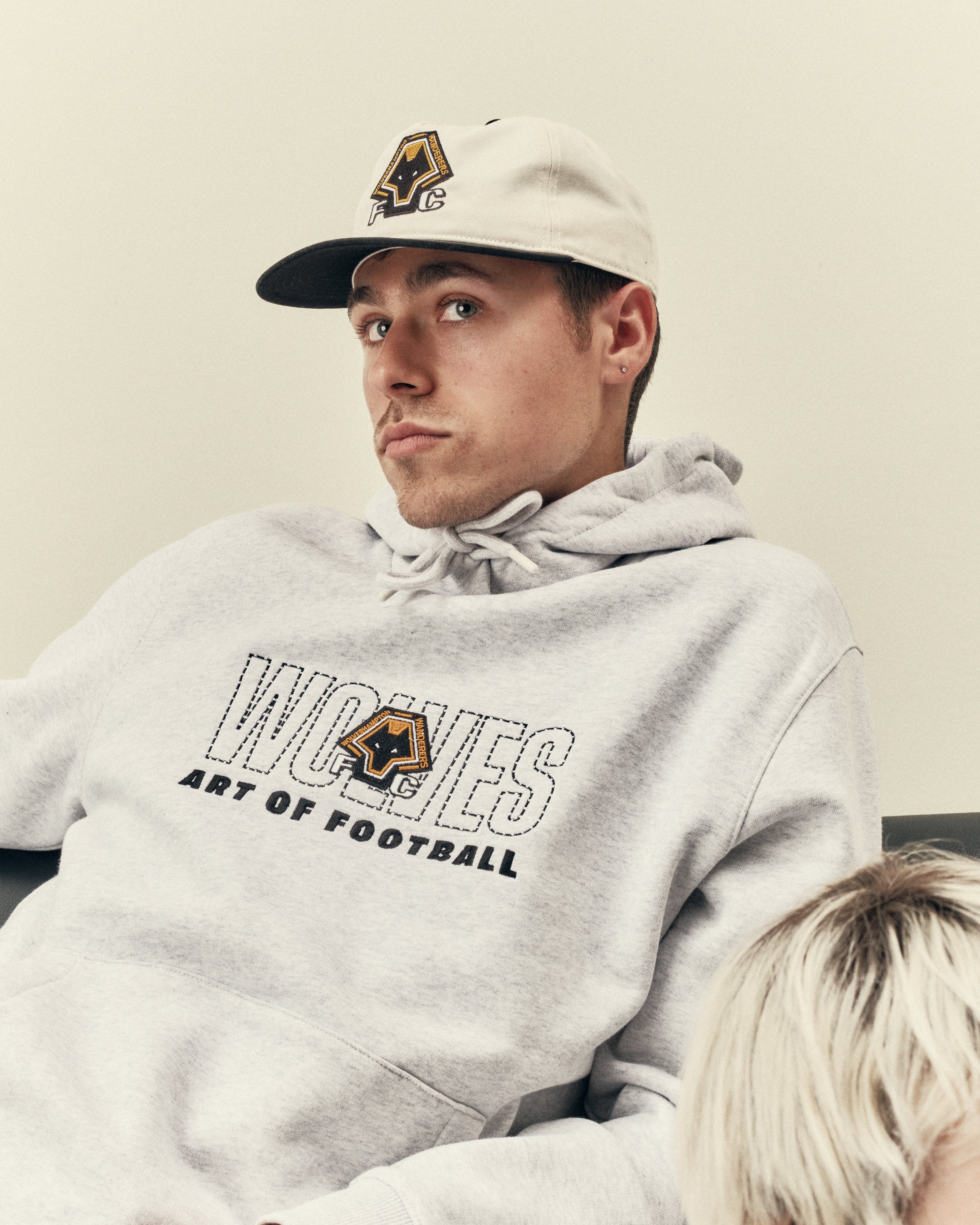 AOF x Wolves Two Tone Cap | White & Black | AOF