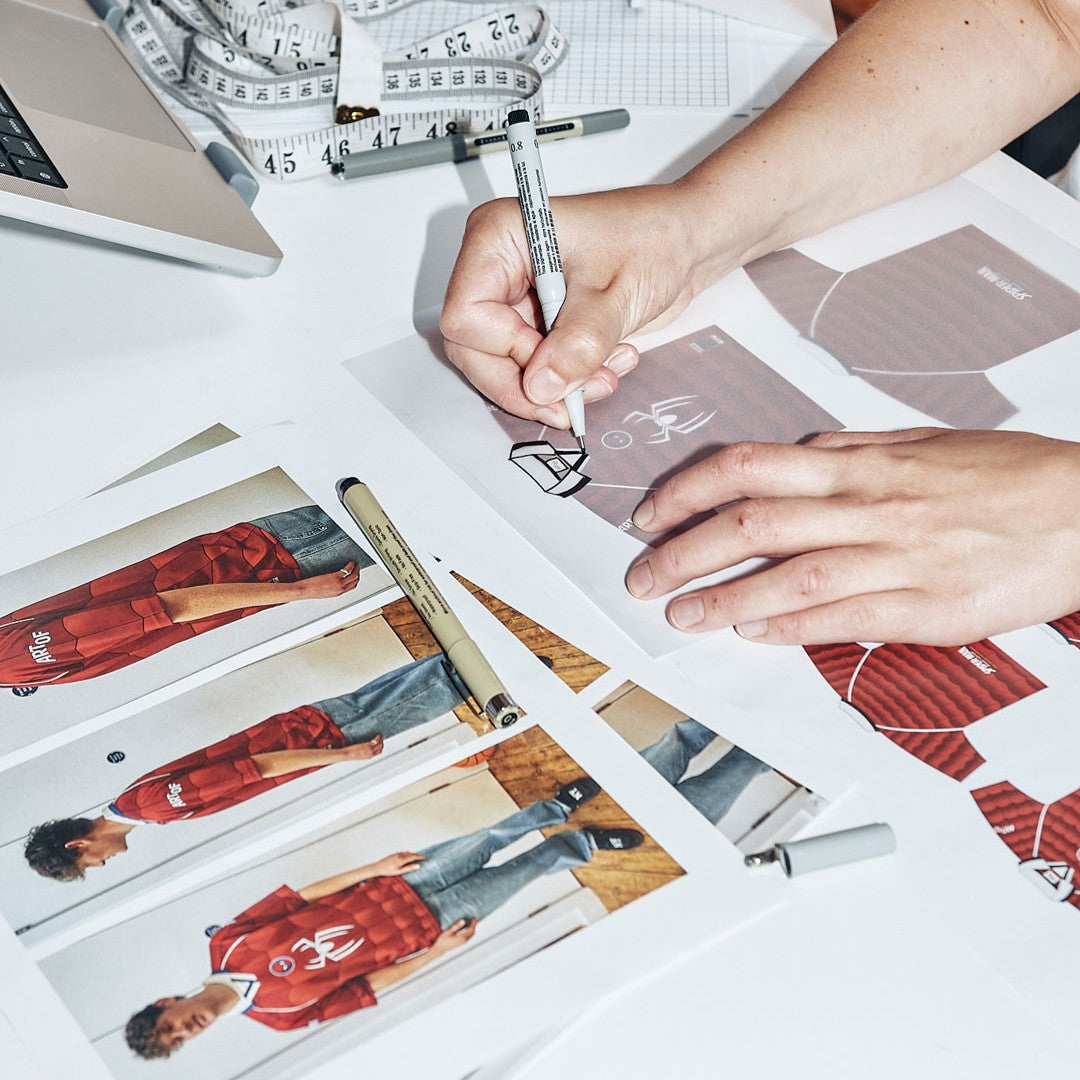 Our limited edition Sony Pictures x ART OF Spider-Man jersey, blending classic football kit design with Marvel's legendary superhero.