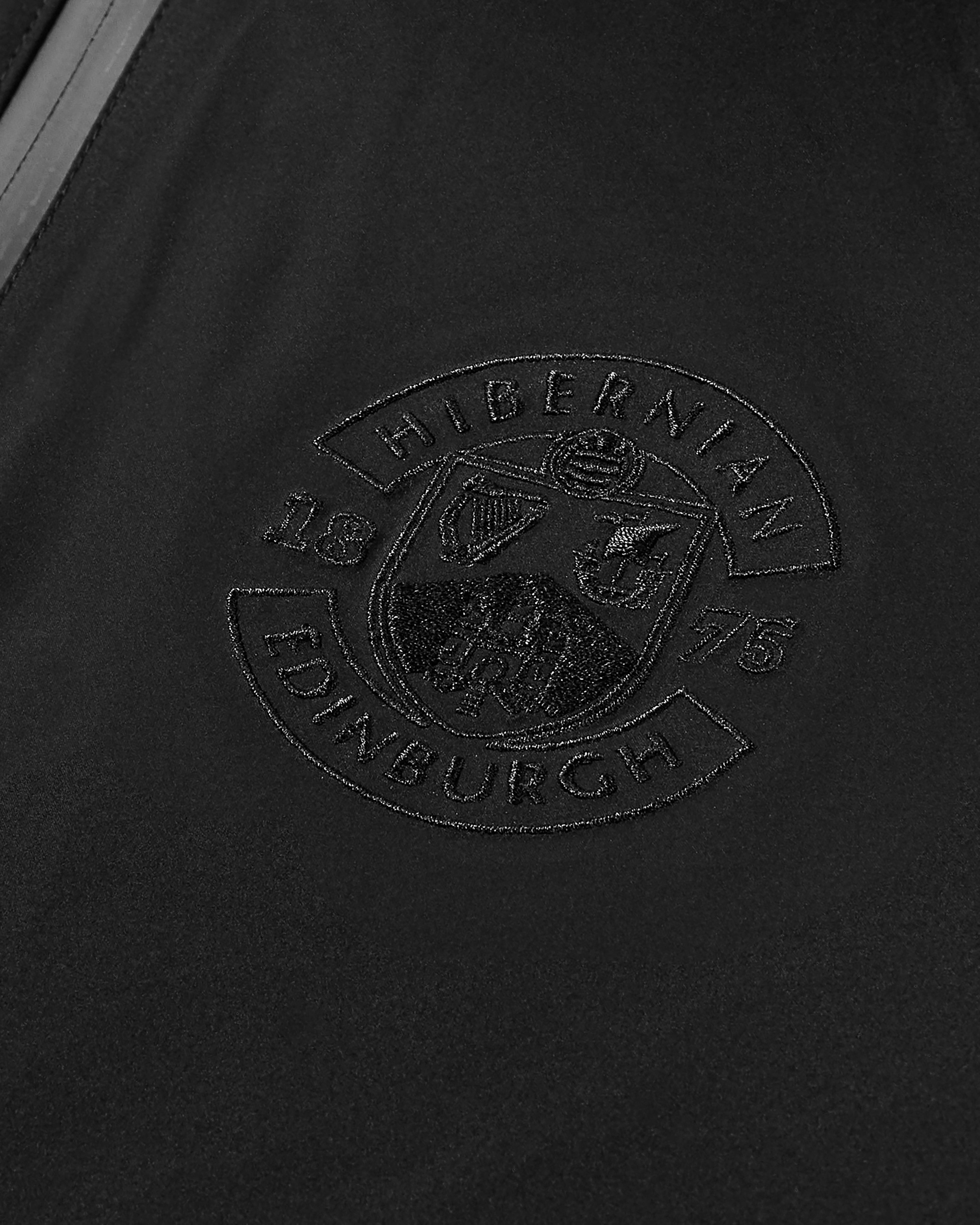 AOF Hibernian Shell Jacket | Black Coat | Art of Football