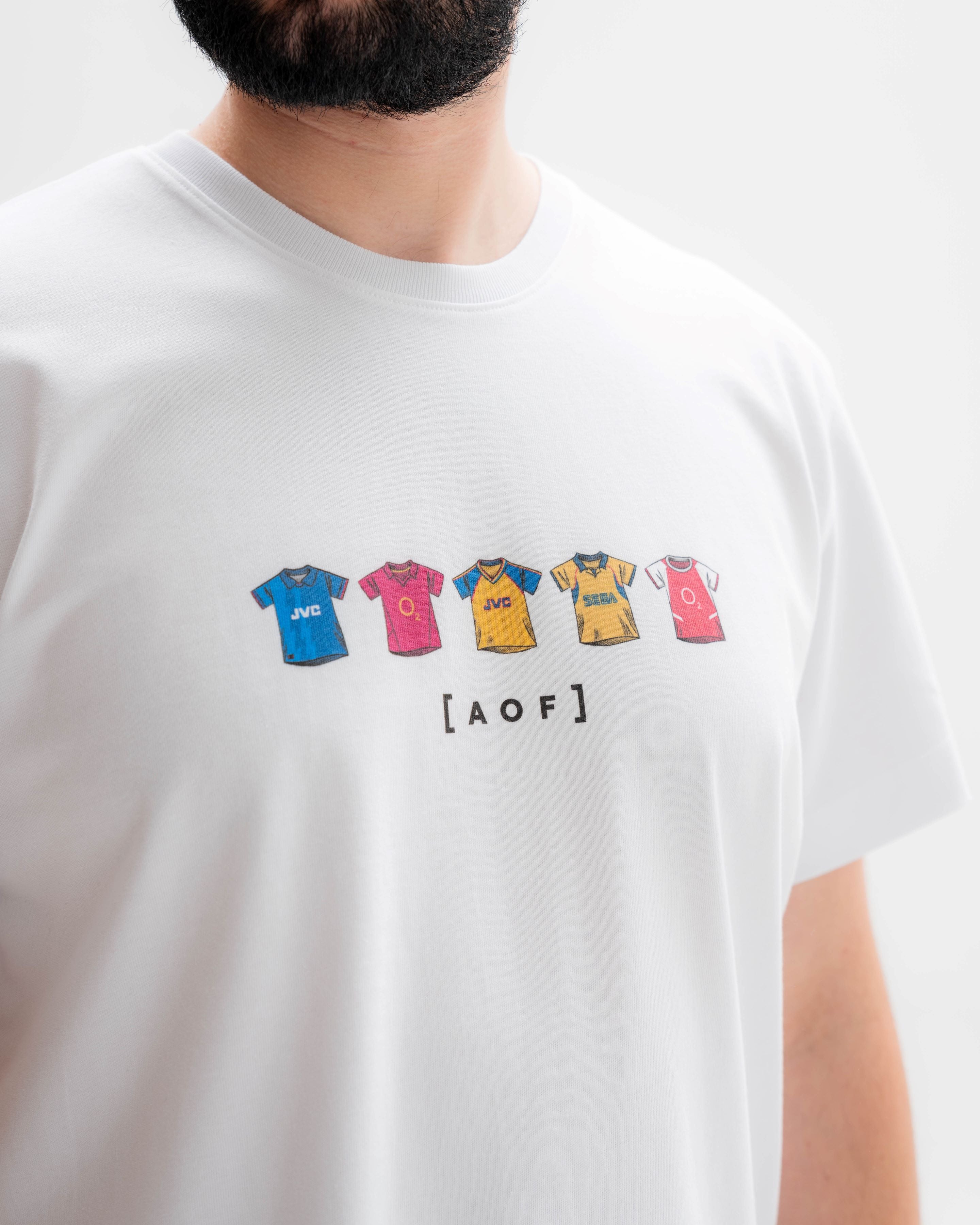 AOF AFC Bournemouth Printed Classics Tee | Black & White T-shirt