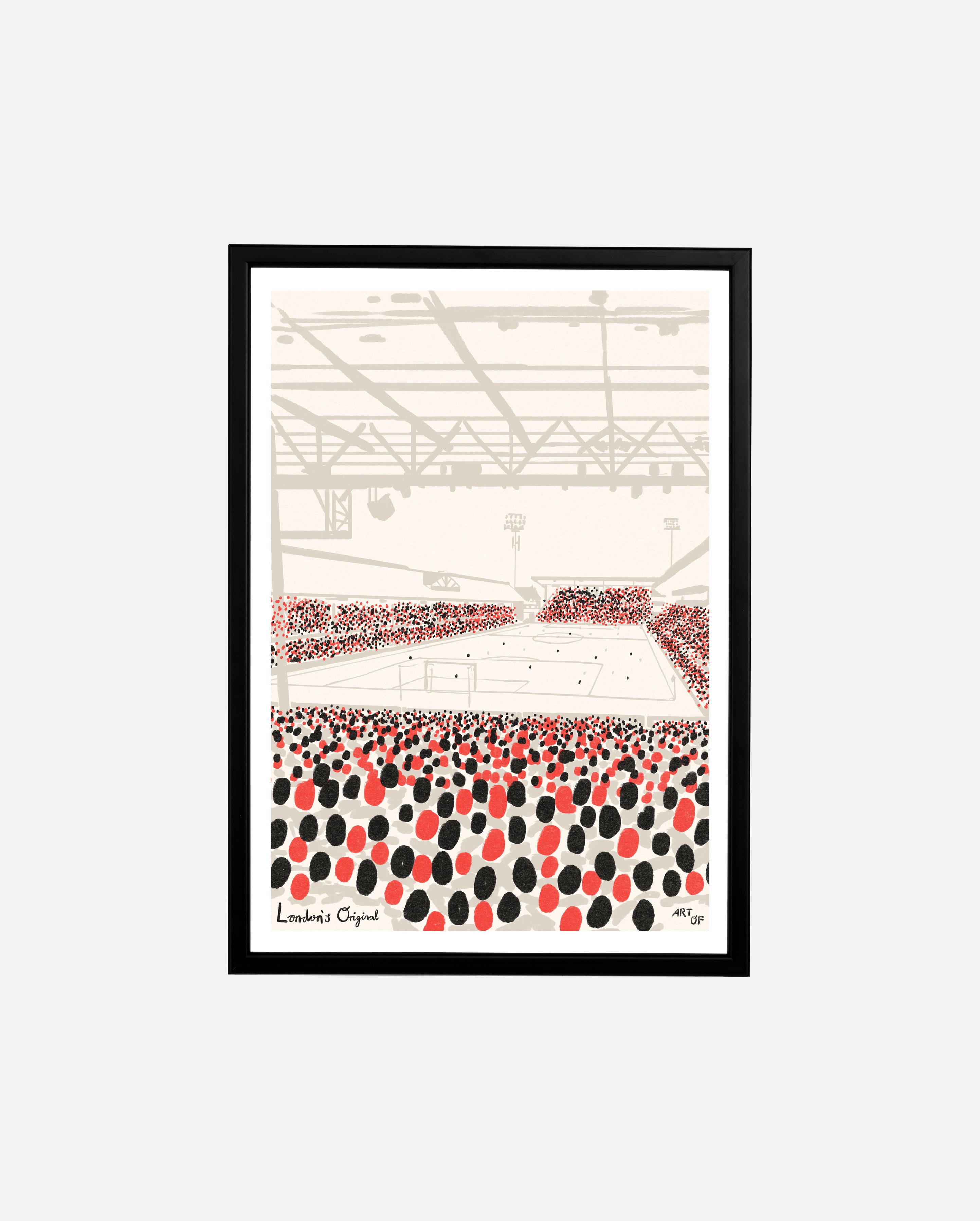 ART OF x Fulham Twelfth Man Framed Print | Football Wall Art