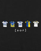 AOF Leeds Embroidered Classics | Black Hoodie | Art of Football