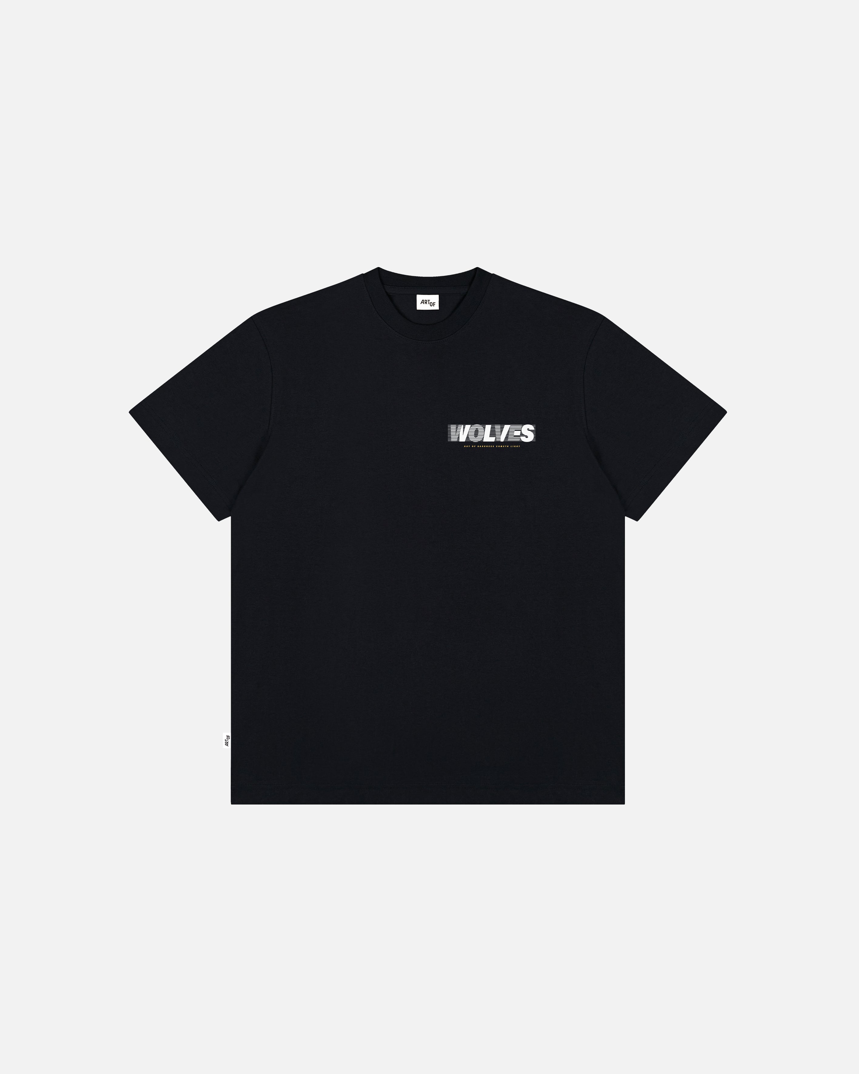 ART OF x Wolves 00s Type Tee | Black Graphic Football T-shirt