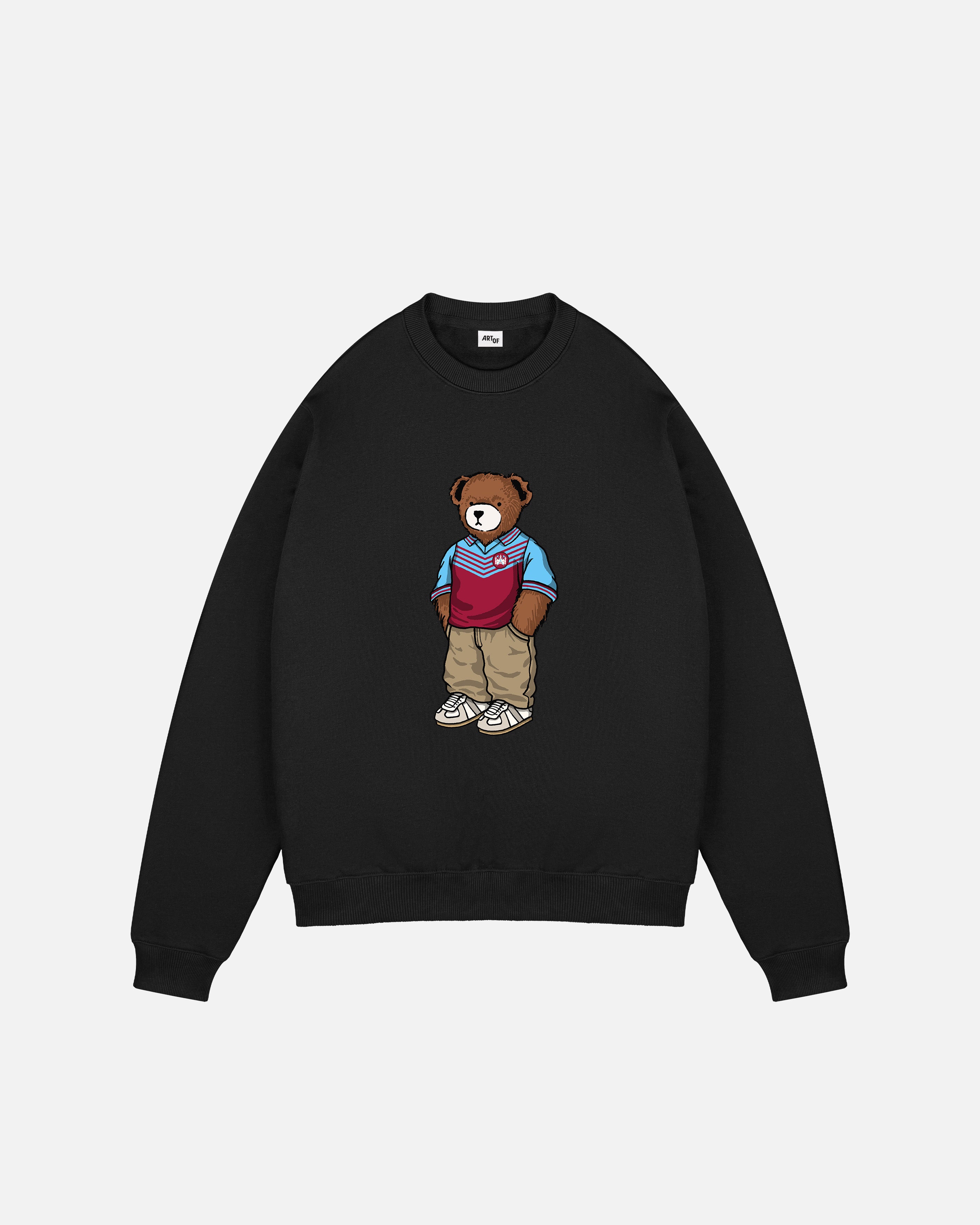 ART OF West Ham Home Pickles Sweat | WHUFC Black Graphic Football Top