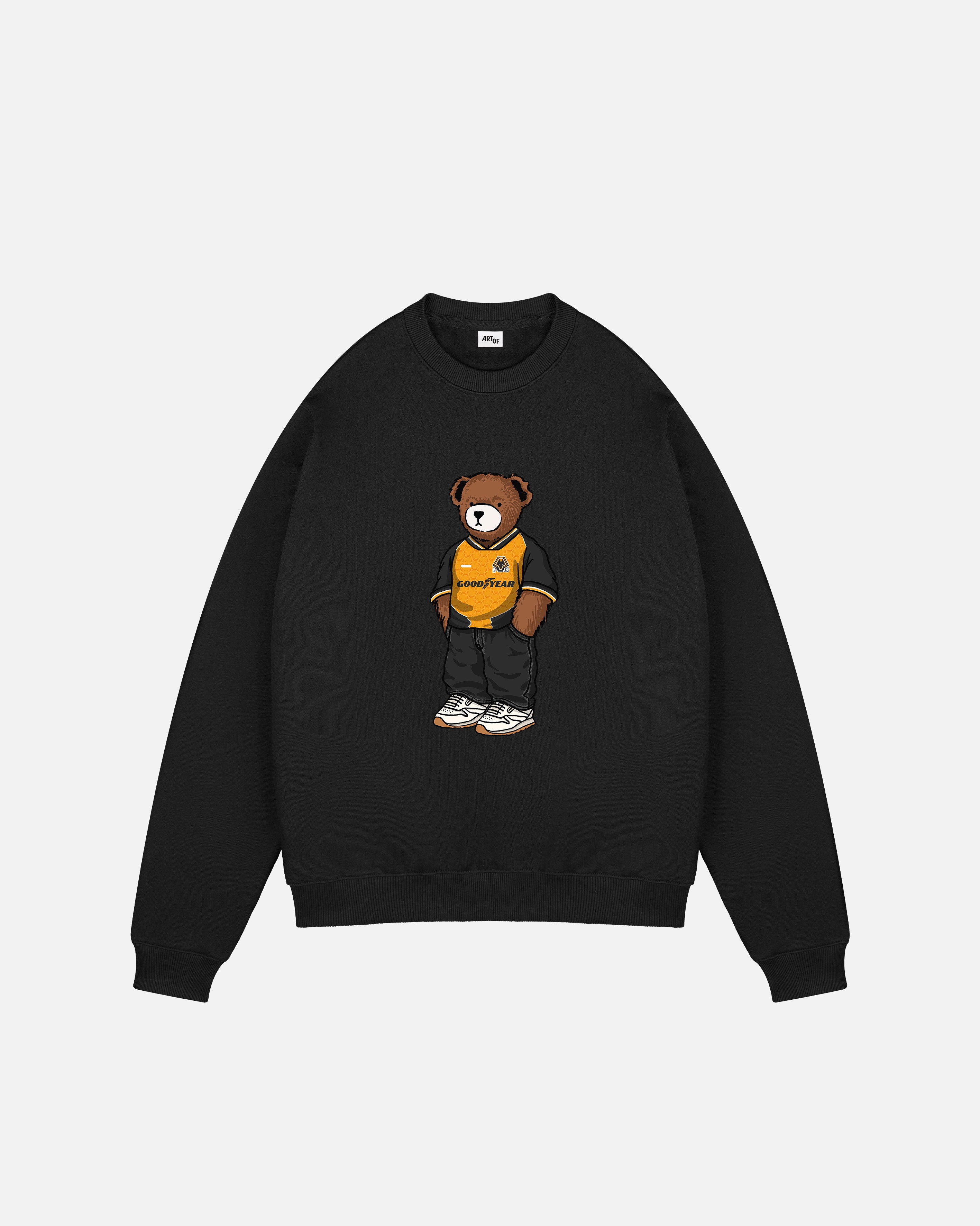 ART OF Wolves Home Pickles Sweat | Black Graphic Football Top