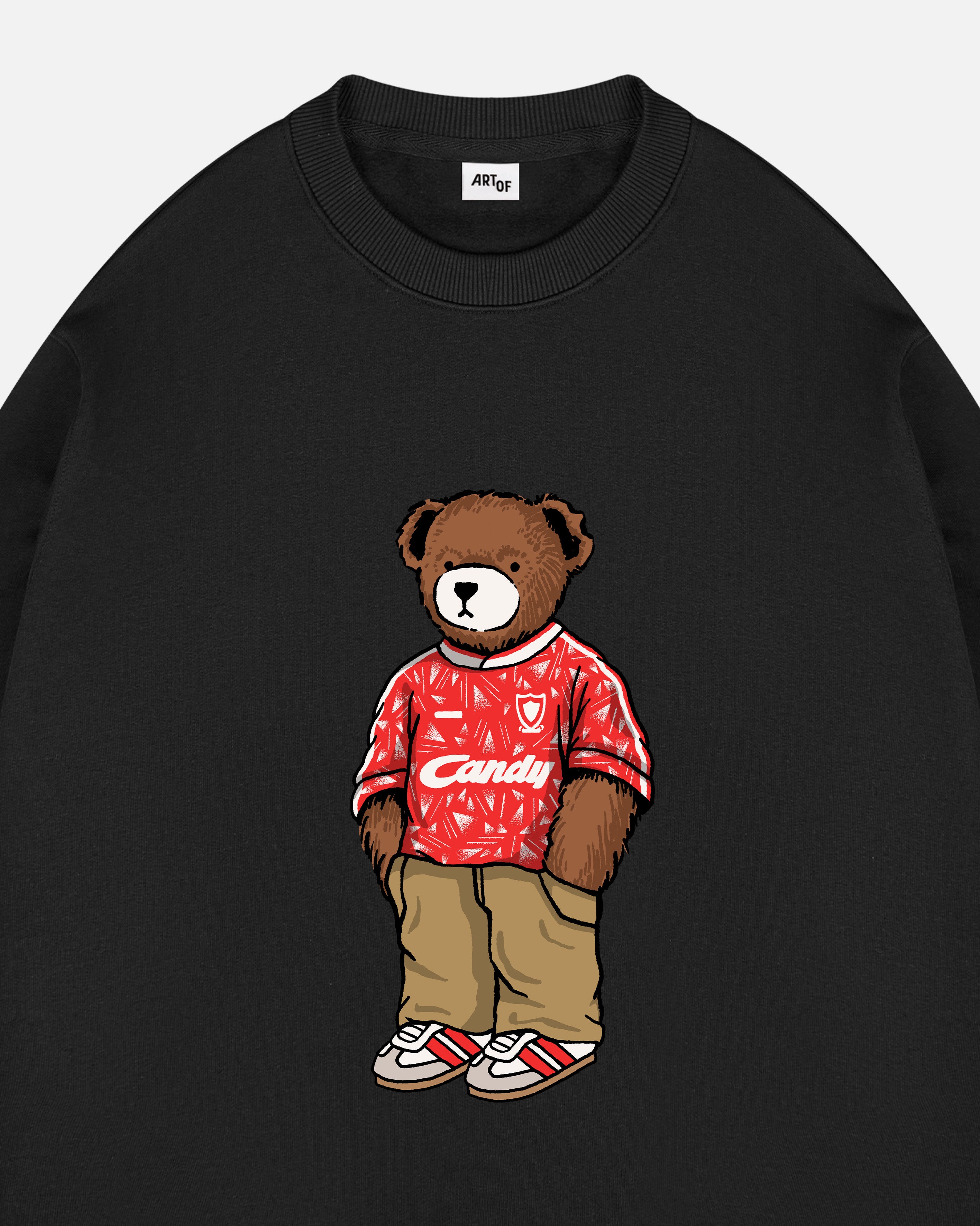 ART OF LFC Home Pickles Sweat | Liverpool Black Graphic Football Top