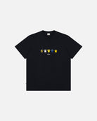 ART OF x Oxford Printed Classics Tee | Black Graphic Football T-shirt