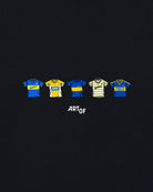 ART OF Boca Printed Classics Tee | Black Graphic Football T-shirt