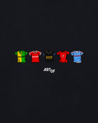 ART OF United Printed Classics Tee | Black Graphic Football T-shirt
