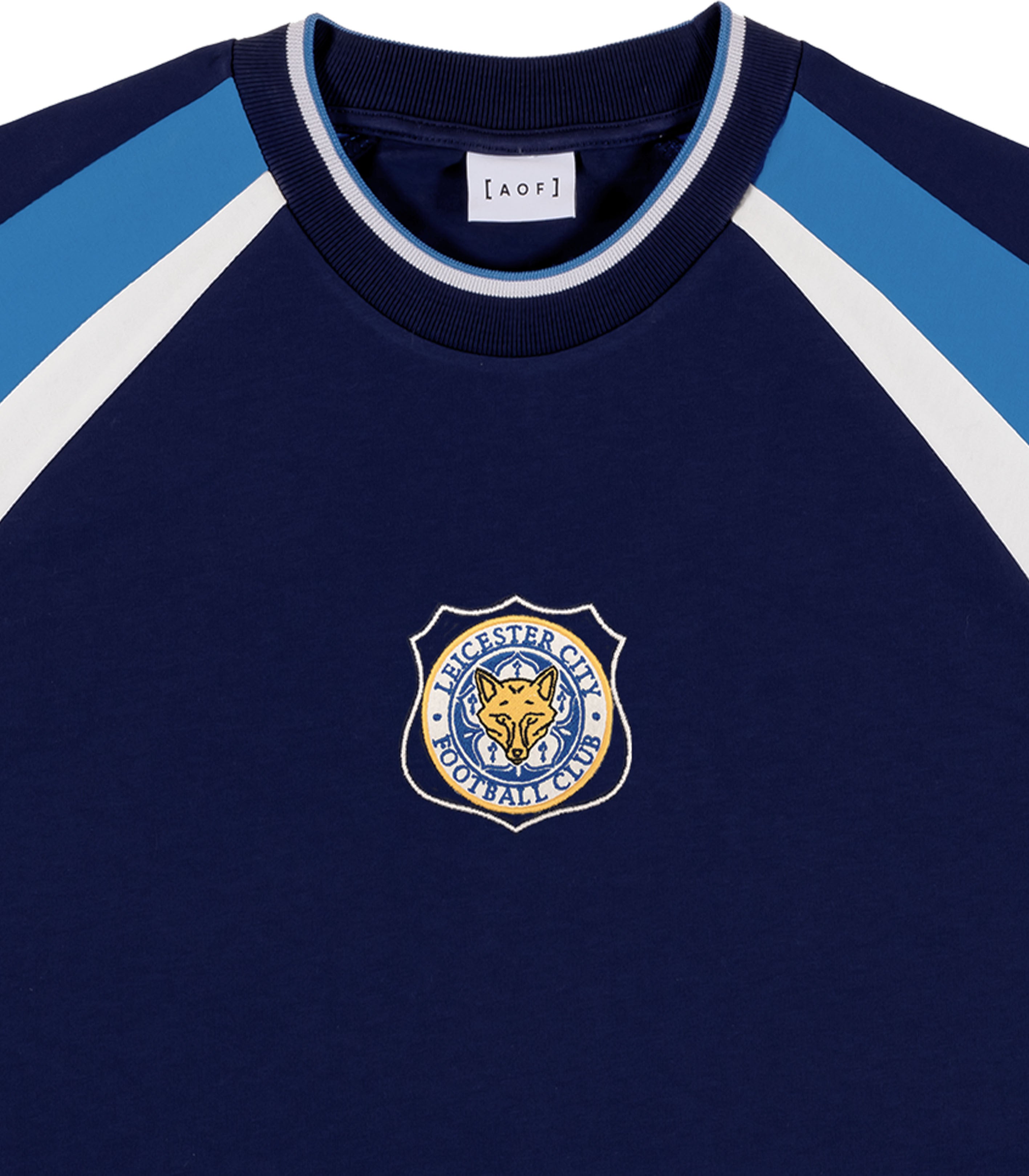 AOF x Leicester 90s Oversized Panelled T-shirt | Art of Football