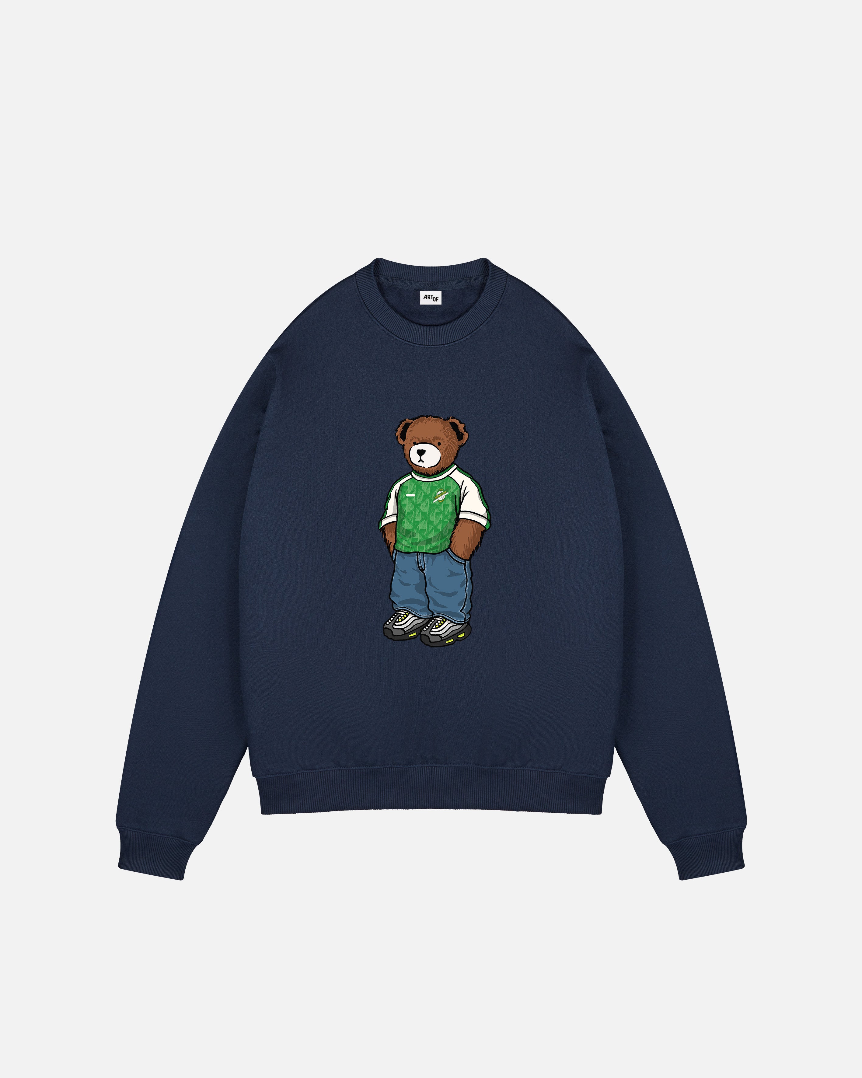 ART OF Hibernian Home Pickles Sweat | HFC Navy Graphic Football Top