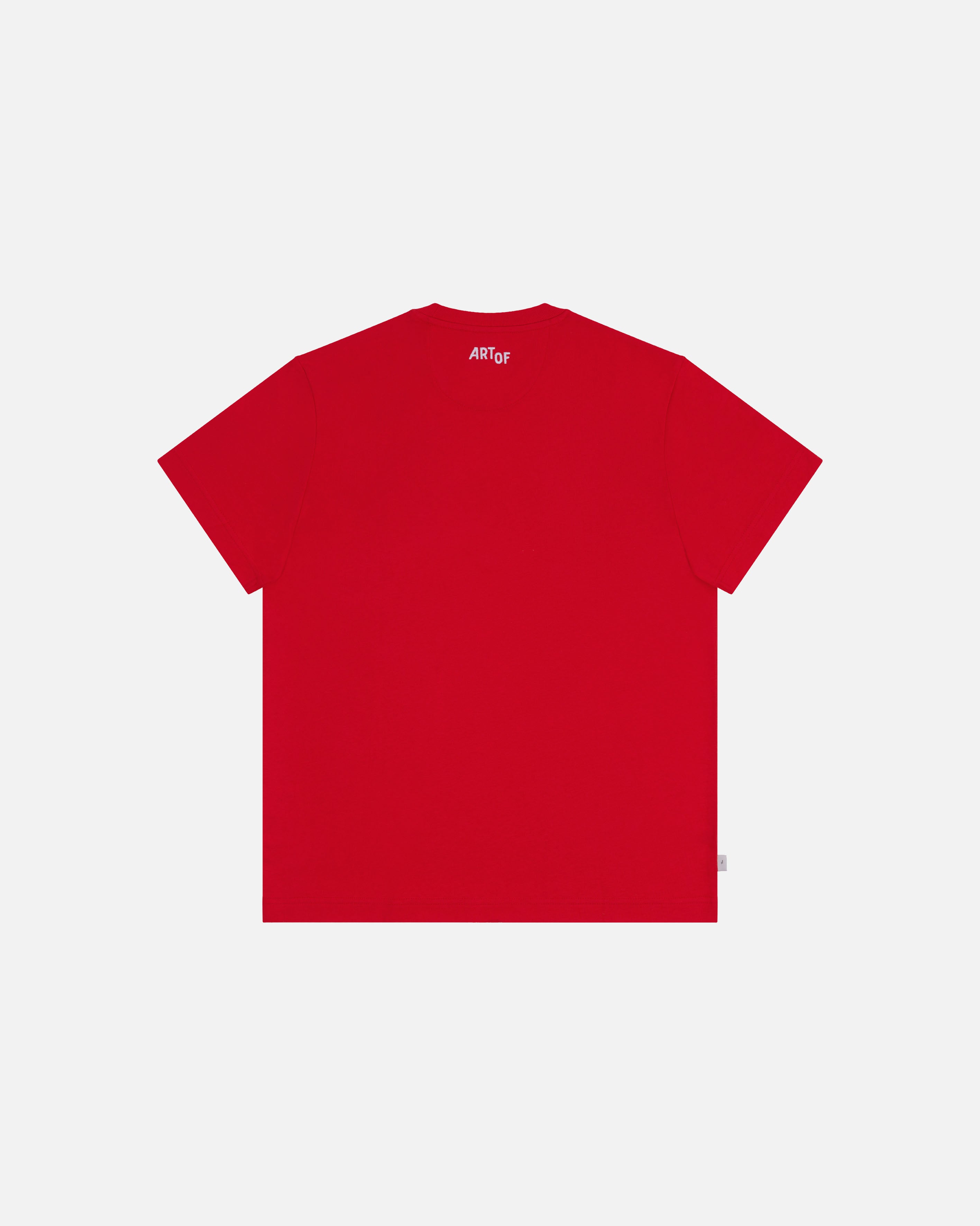 ART OF x Nottingham Forest Embroidered Red Tee | Football T-shirt