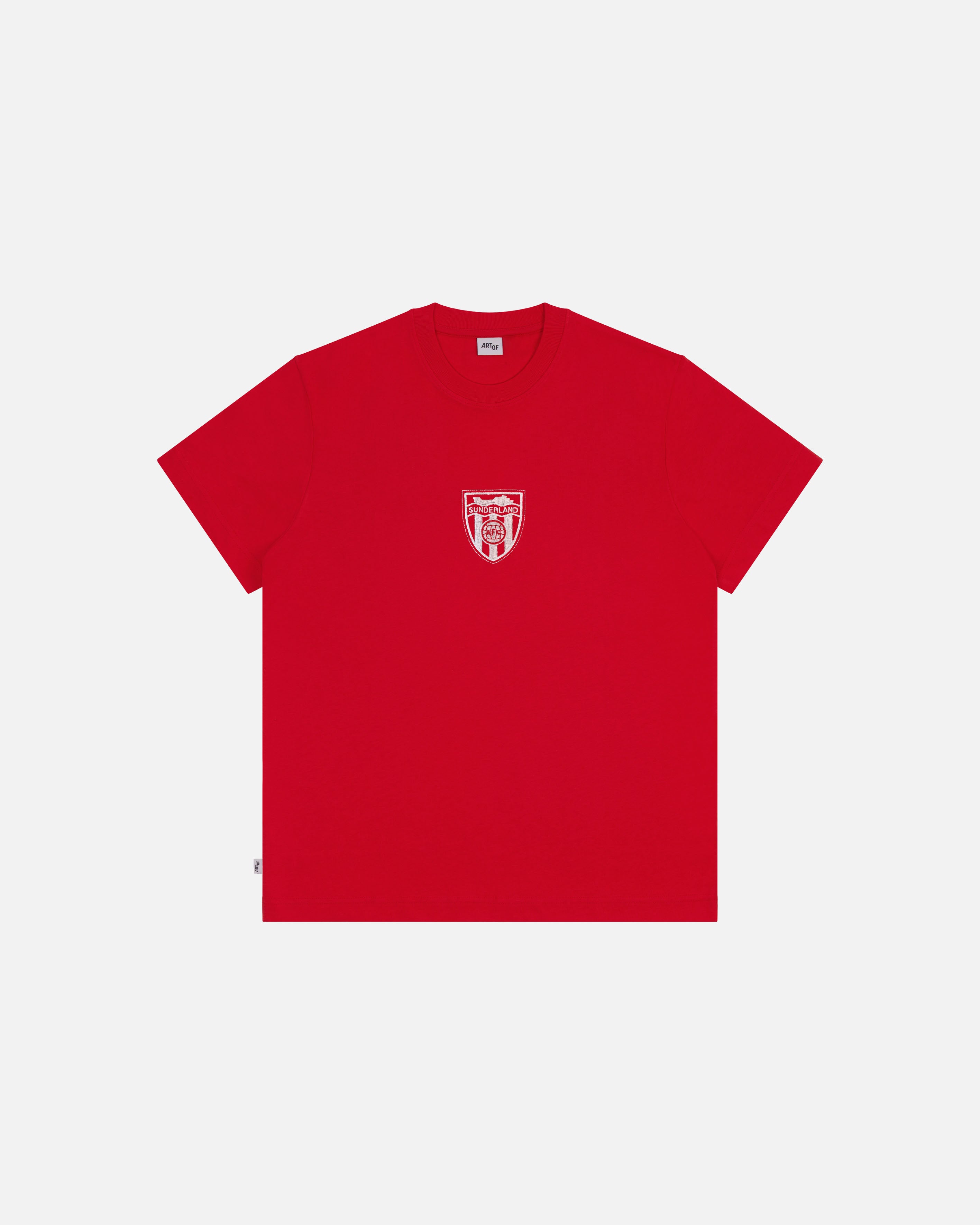 ART OF x Sunderland AFC Embroidered Red Tee | Football T-shirt