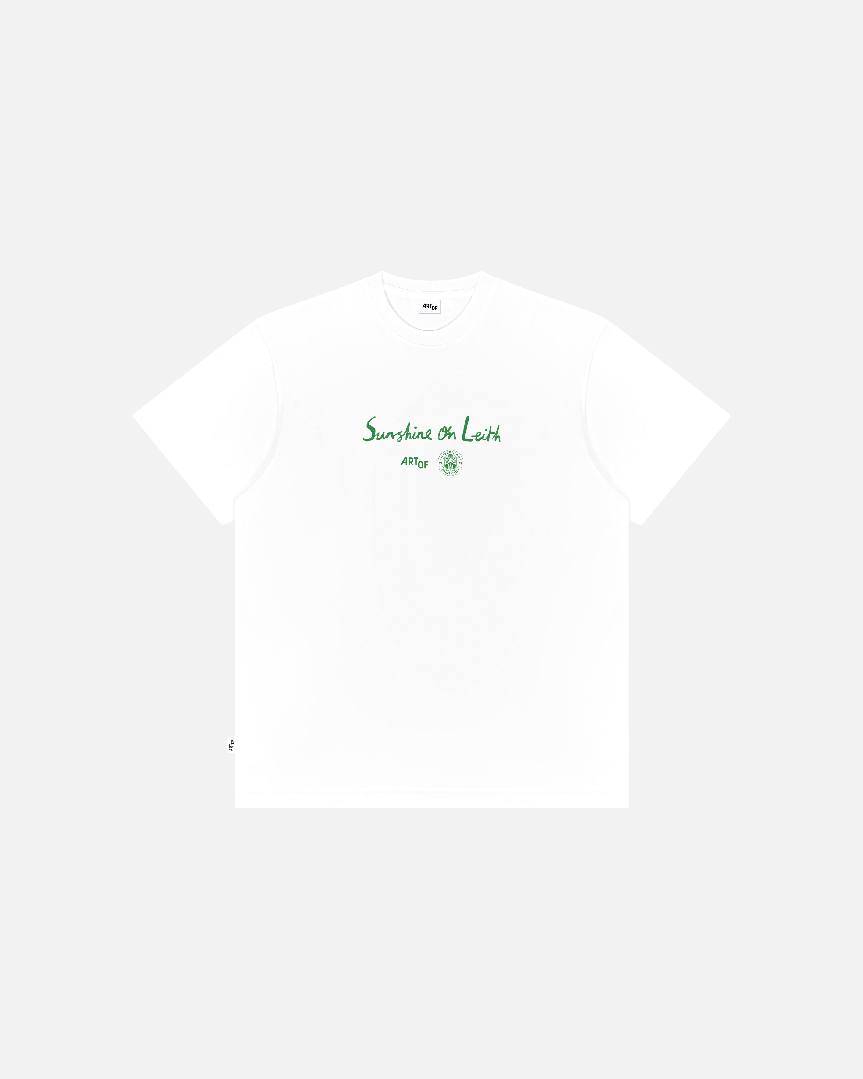 ART OF x Hibernian Twelfth Man Tee | White Graphic Football T-shirt