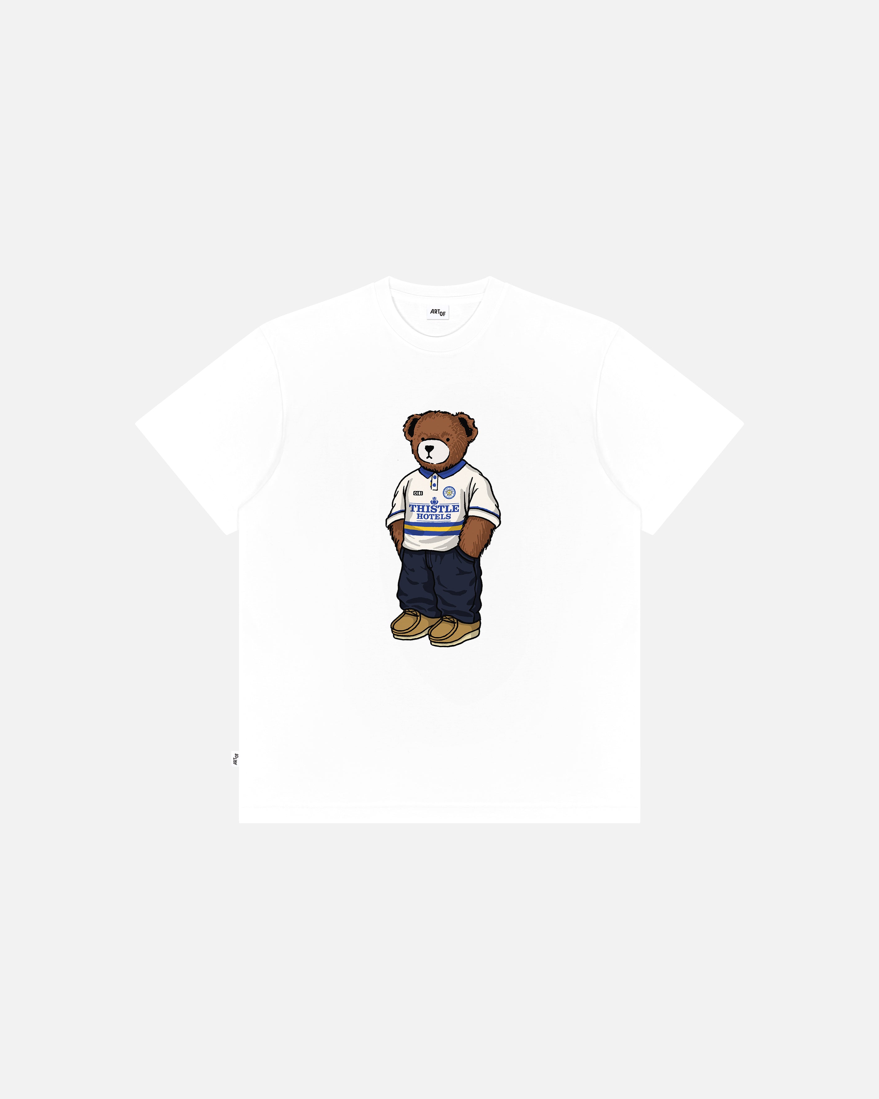 ART OF x Leeds Home Pickles Tee | White Graphic Football T-shirt