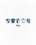 AOF Bristol Rovers Printed Classics Tee | ART OF Football White Tee