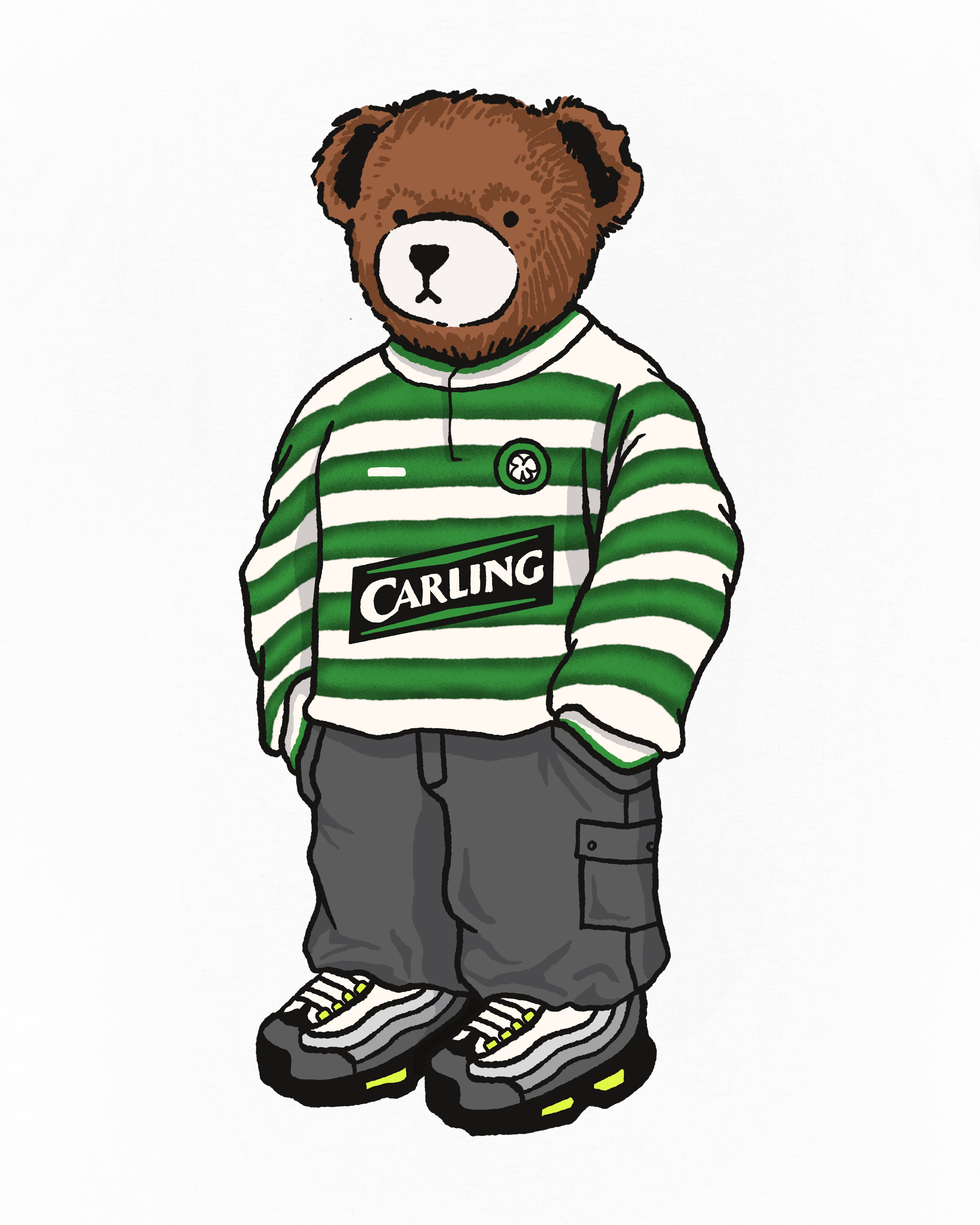 AOF x Bhoys Home Pickles Tee | White Graphic T-shirt | Art of Football