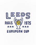 ART OF Football x Leeds Paris 1975 Tee | AOF x LUFC White T-shirt